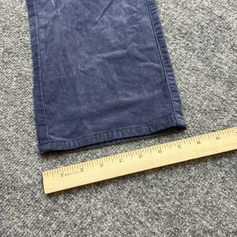 Peter Millar Pants Mens 38 Blue Corduroy Stretch Khakis 5 Pocket Casual